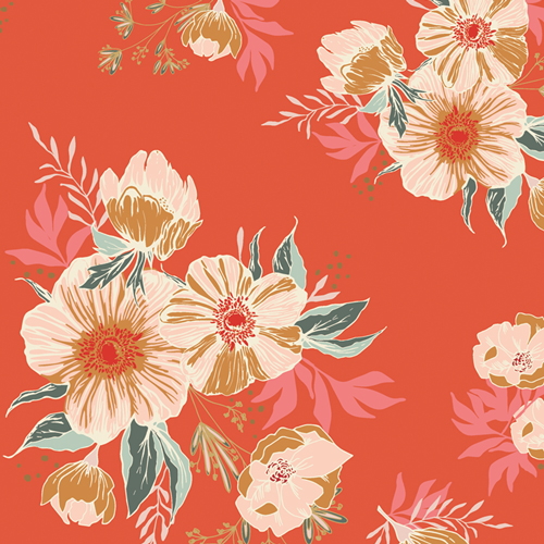 Candied Roses in Rayon from Cozy & Joyful designed by Maureen Cracknell for AGF