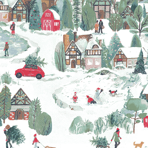 Winter Village from Wintertale by Katarina Roccella for AGF
