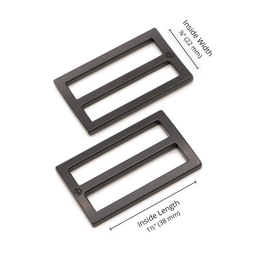 Slider - Black Metal - 1.5 in (38mm) Pack of 2 ByAnnie