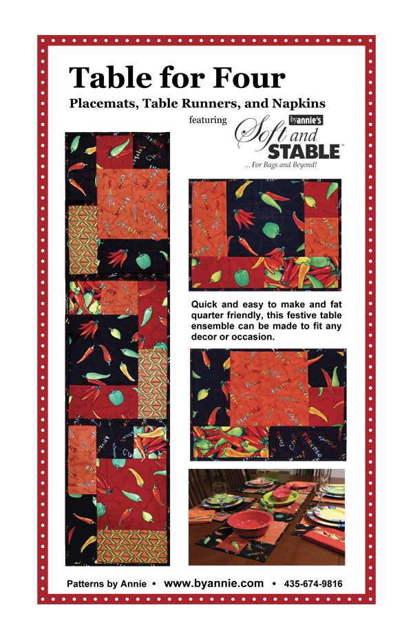 Table for Four Pattern From ByAnnie (PBA212)