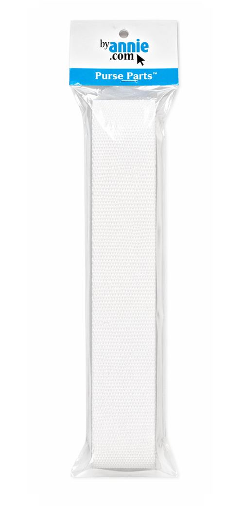 Strapping- 38mm (1.5in) x 5.5m (6yd)-white - White From ByAnnie (SUP164-1.5-W-6YD)