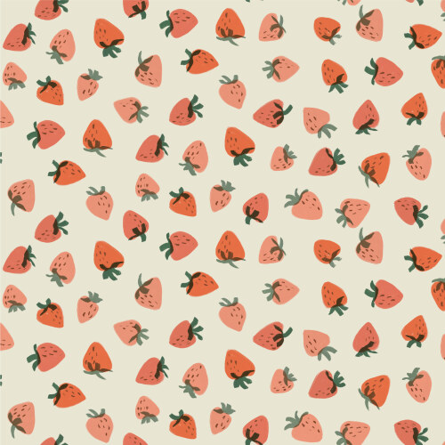 Strawberry Patch From Floral Frenzy By Samantha Johnson For Cloud9 Fabrics (Due Nov)