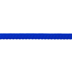 Cobalt Foldover Scalloped Edge Elastic - 12mm X 25m