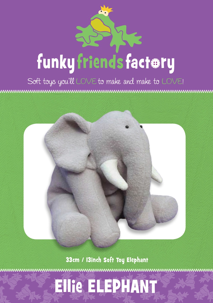 Ellie Elephant Pattern By Funky Friends Factory