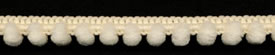 Ivory - Pom Pom Trim - Large 25mm Wide 16.5m Reel