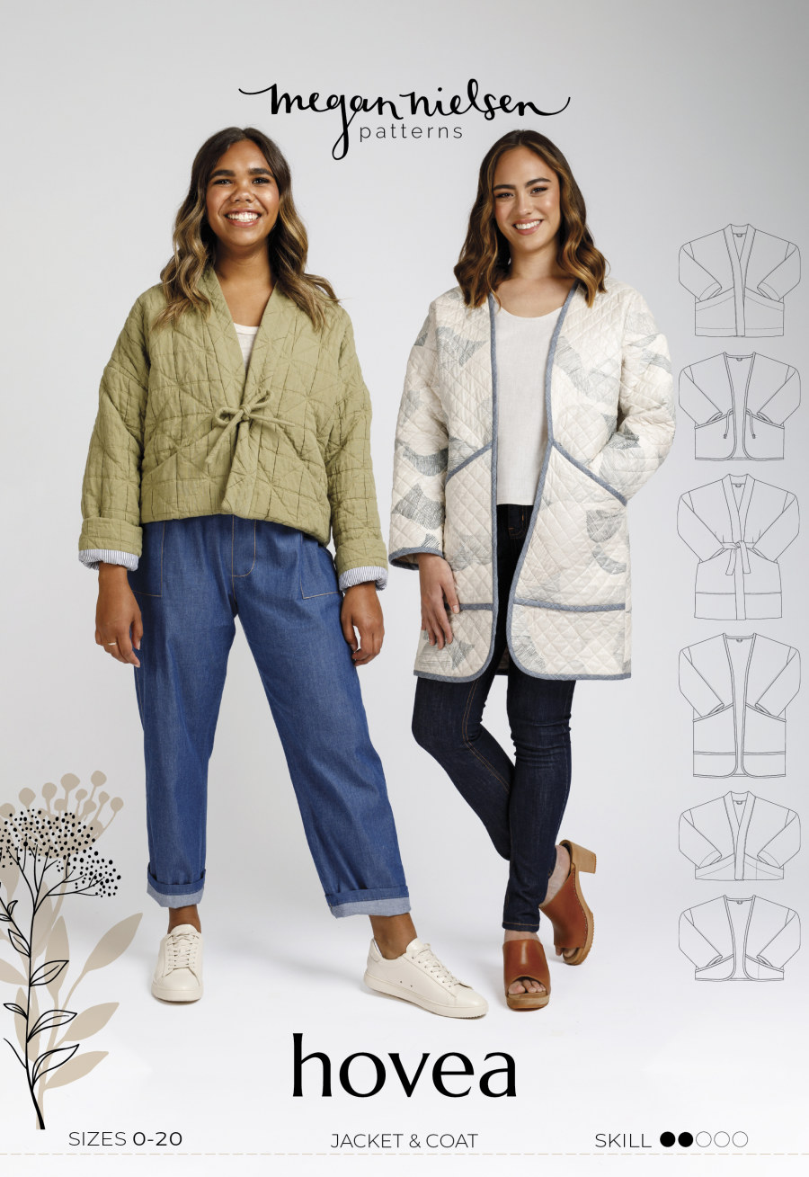 Hovea Jacket & Coat Pattern By Megan Nielsen (Due Dec)