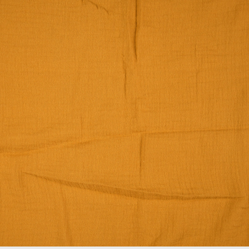 Ochre Double Gauze from Sakata by Modelo Fabrics