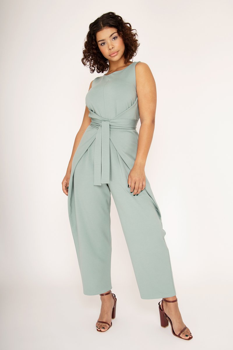 Kielo Wrap Dress and Jumpsuit By Named Patterns