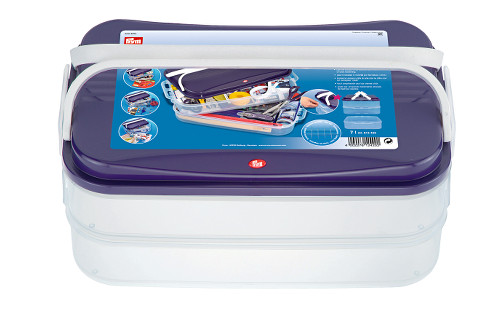 Prym Click Box Jumbo - 2 Trays And Lid 40cm X 26.5cm X 17.5cm