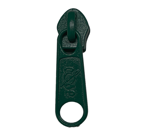 Dark Green Heavy Duty #5 Non-Lock Zipper Pull Bulk