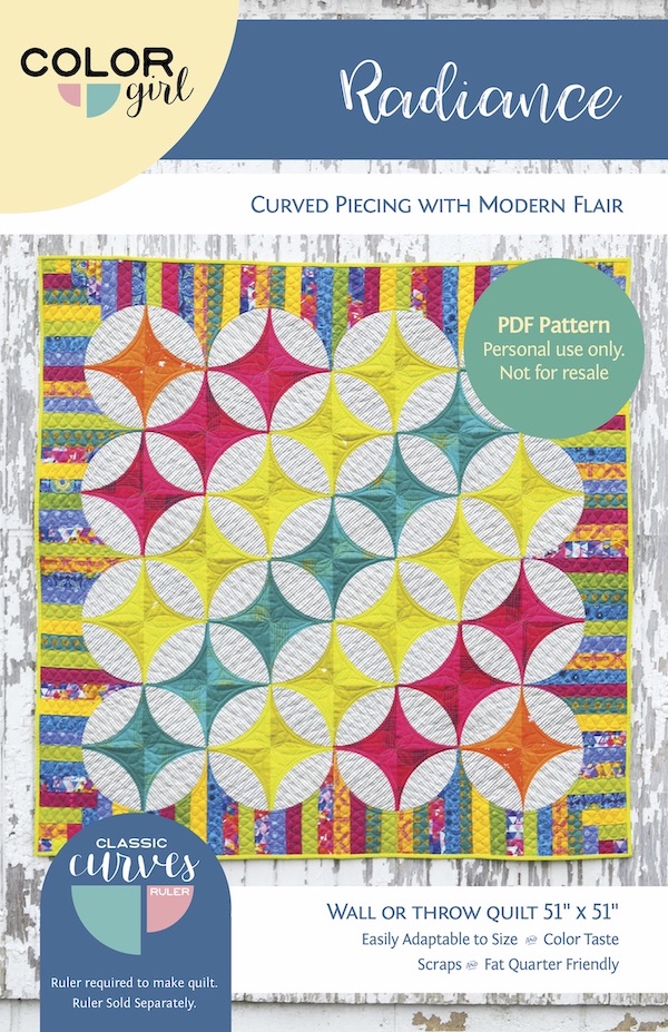 Radiance Quilt Pattern By Color Girl Quilts
