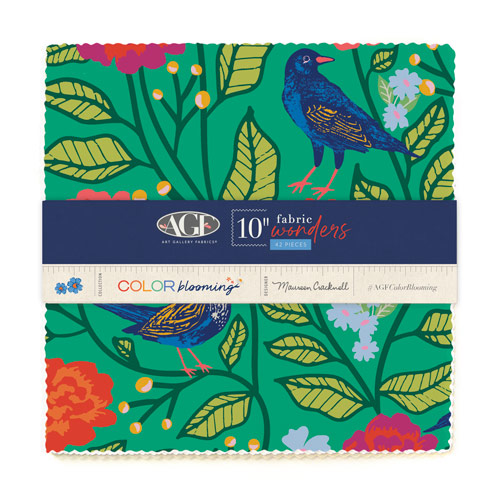 10in Fabric Wonders from COLOR Blooming by Maureen Cracknell for AGF (Avail Nov)