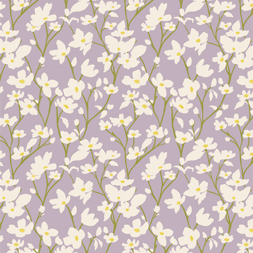 Dogwood Moonlight from Fresh Linen by Katie O'Shea for AGF