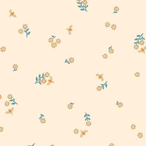 Foraging Flutter Sun in Linen Blend from Marigold by Maureen Cracknell for AGF