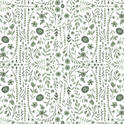 Botanical Blockprint from Plentiful by Katarina Roccella