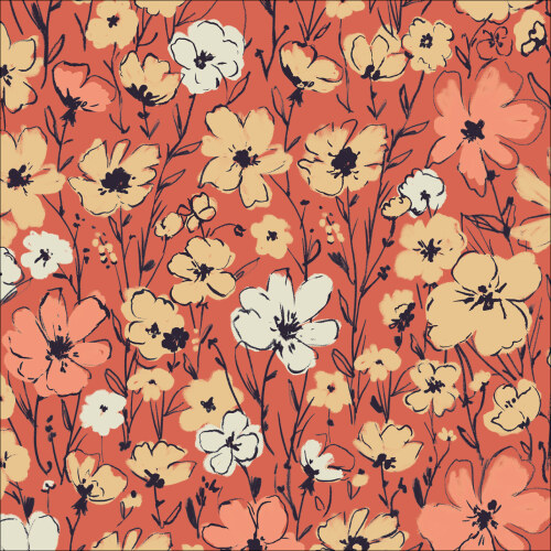 Primrose From Canyon Blooms In Double Gauze By Alison Janssen (Avail May)