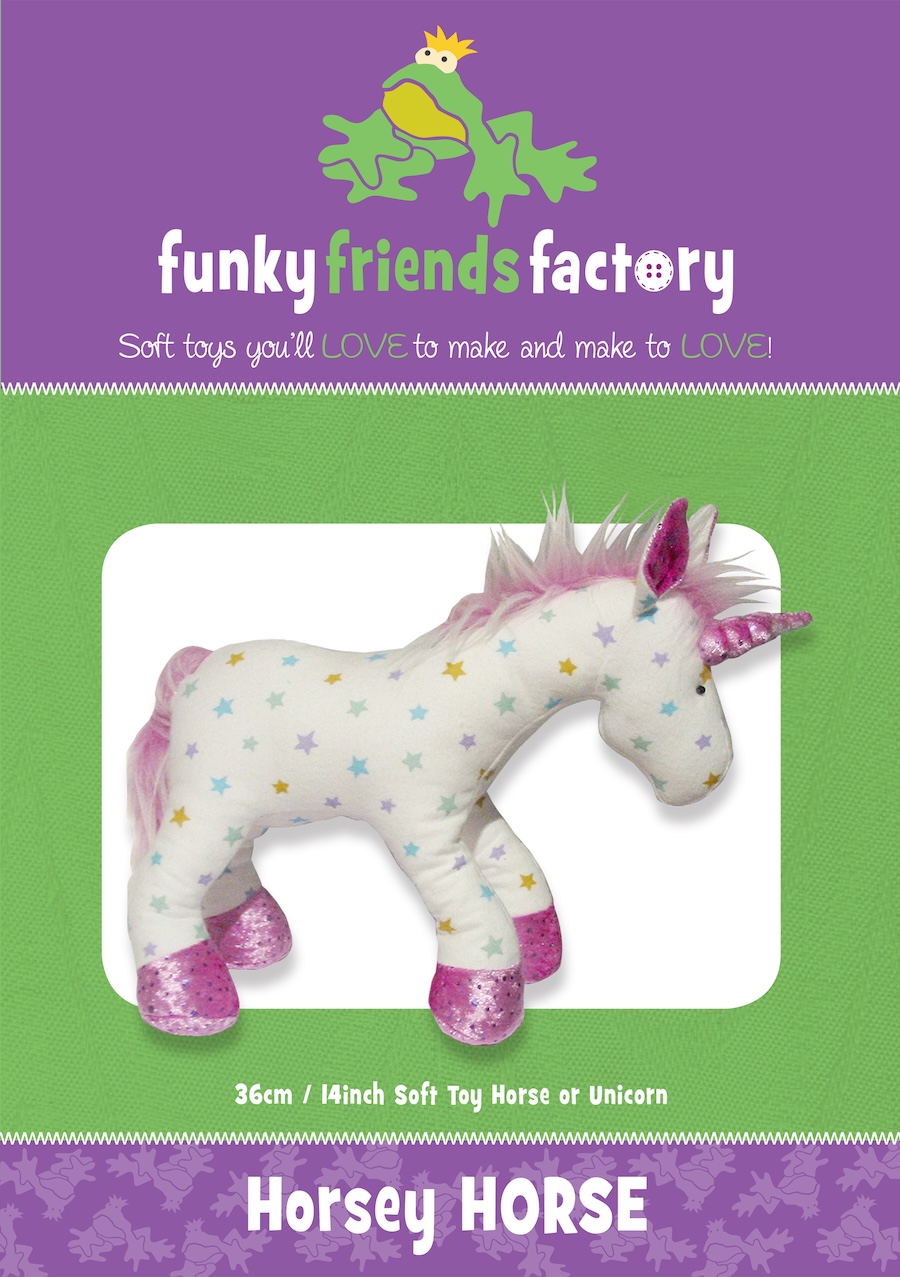 Horsey Horse / Unicorn Pattern By Funky Friends Factory