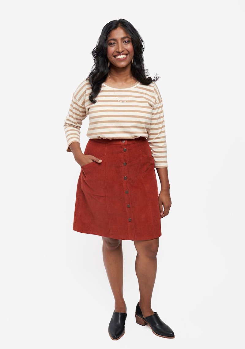 Reed Skirt Pattern Size 14-30 by Grainline Studio