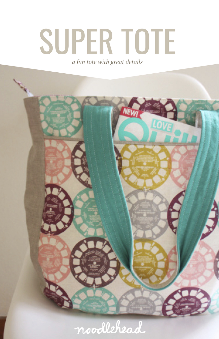 Super Tote Pattern by Noodlehead