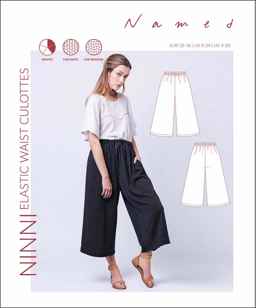 Ninni Culottes Pattern by Named Clothing (Due Jun)