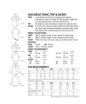 San Diego Tunic Top & Jacket Pattern By The Sewing Workshop
