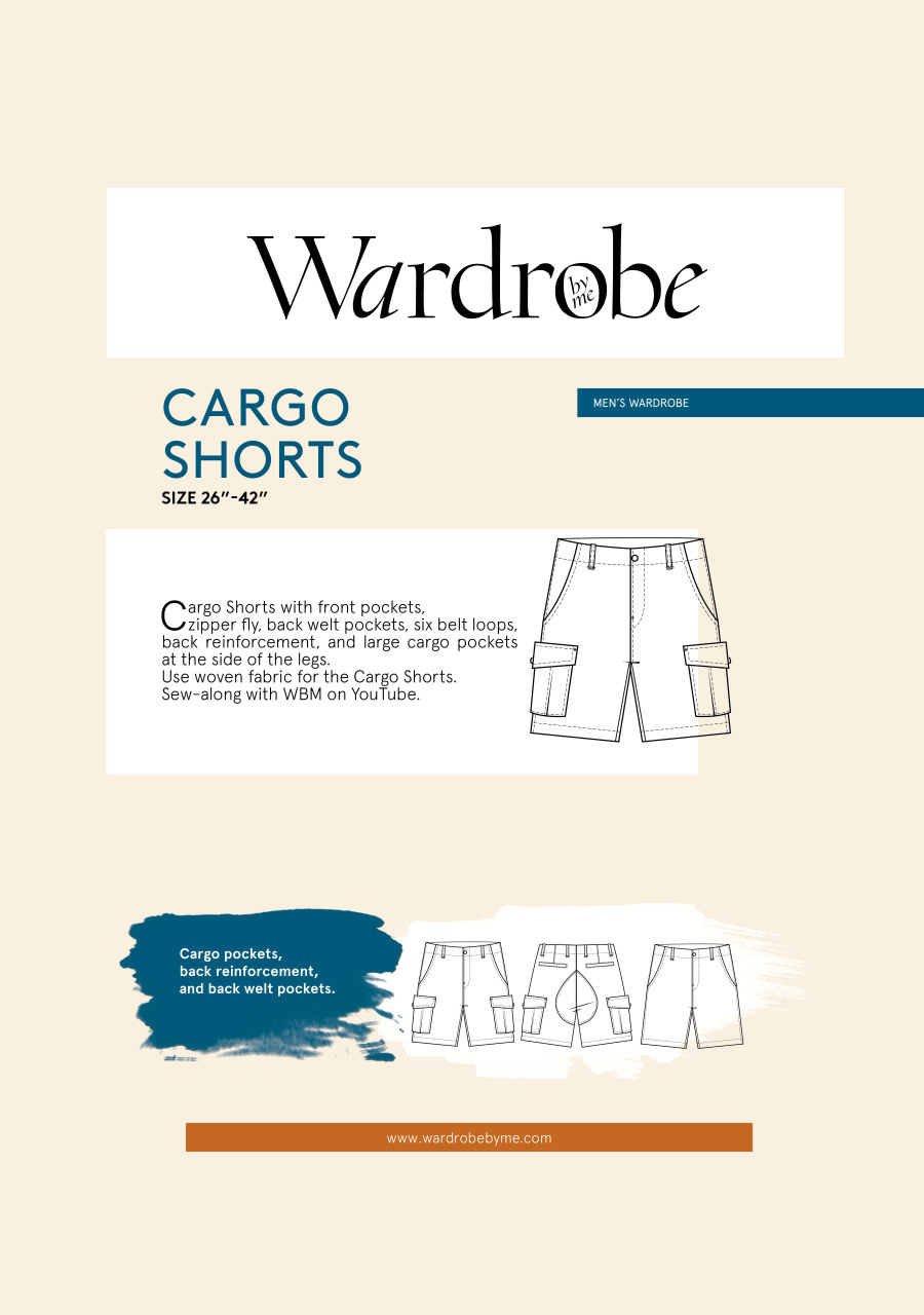 Cargo Shorts Pattern By Wardrobe By Me