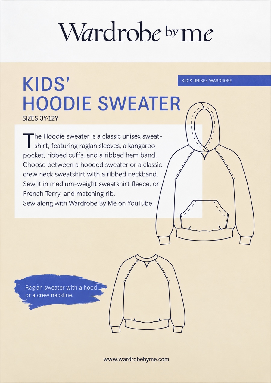 Hoodie Pattern For Children By Wardrobe By Me