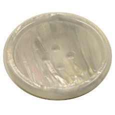 Acrylic Button 4 Hole Ridge Edge Shell 18mm