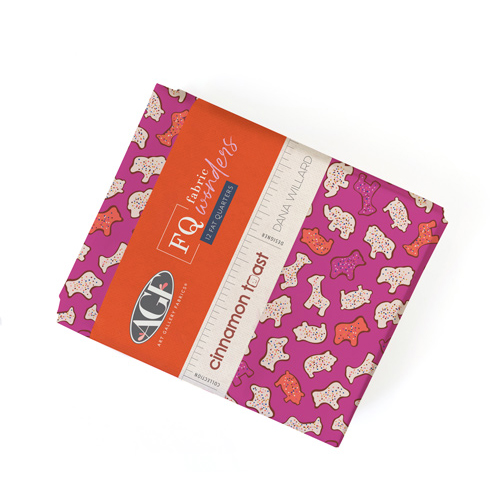 Fabric Wonders 12 Fat Quarters from Cinnamon Toast by Dana Willard for AGF