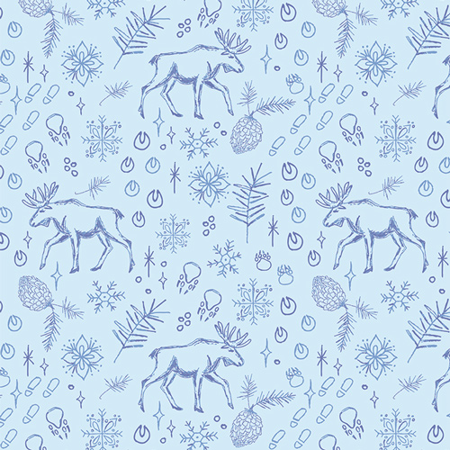 Tundra Trails from Frost & Fir by Kelsey Swatske for Sewcial Bee Collective for AGF
