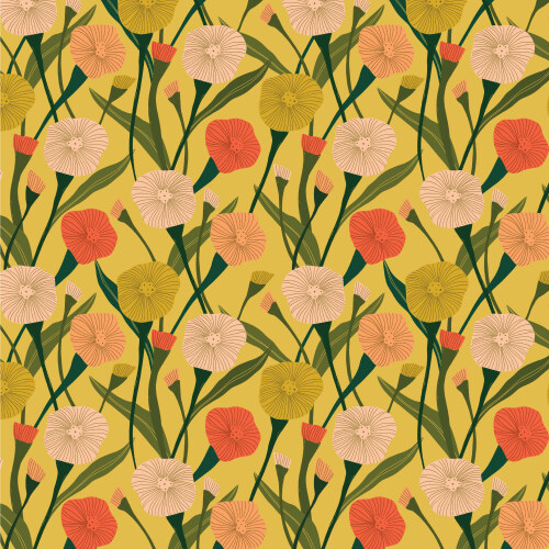Poppy Vines From Poppy Fields By MK Surface For Cloud9 Fabrics