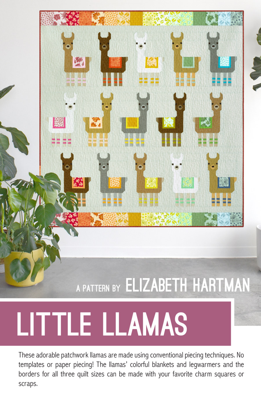 Little Llamas Quilt Pattern By Elizabeth Hartman
