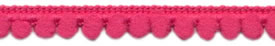 Rose - Pom Pom Trim - Large 25mm Wide 16.5m Reel