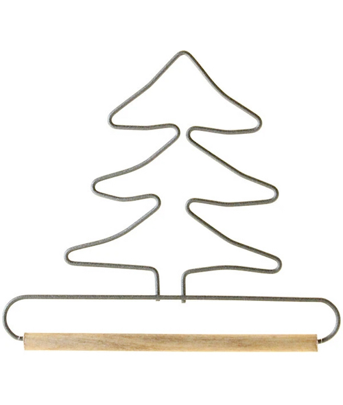 4in Tree Wire Hanger With 0.25in Dowel