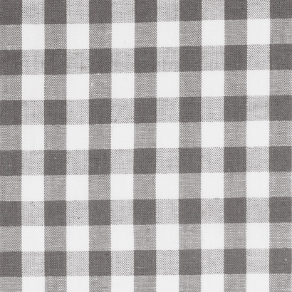 Grey / White Yarn Dyed Medium Gingham Check from Kobenz by Modelo Fabrics