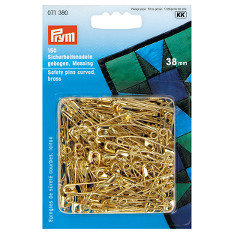 Prym Curved Safety Pins Sz 2 38mm 150 Count