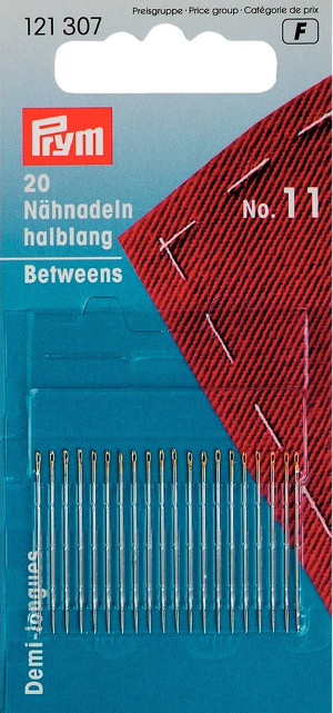 Prym Hand Sewing Needles Betweens 11 With 20pcs