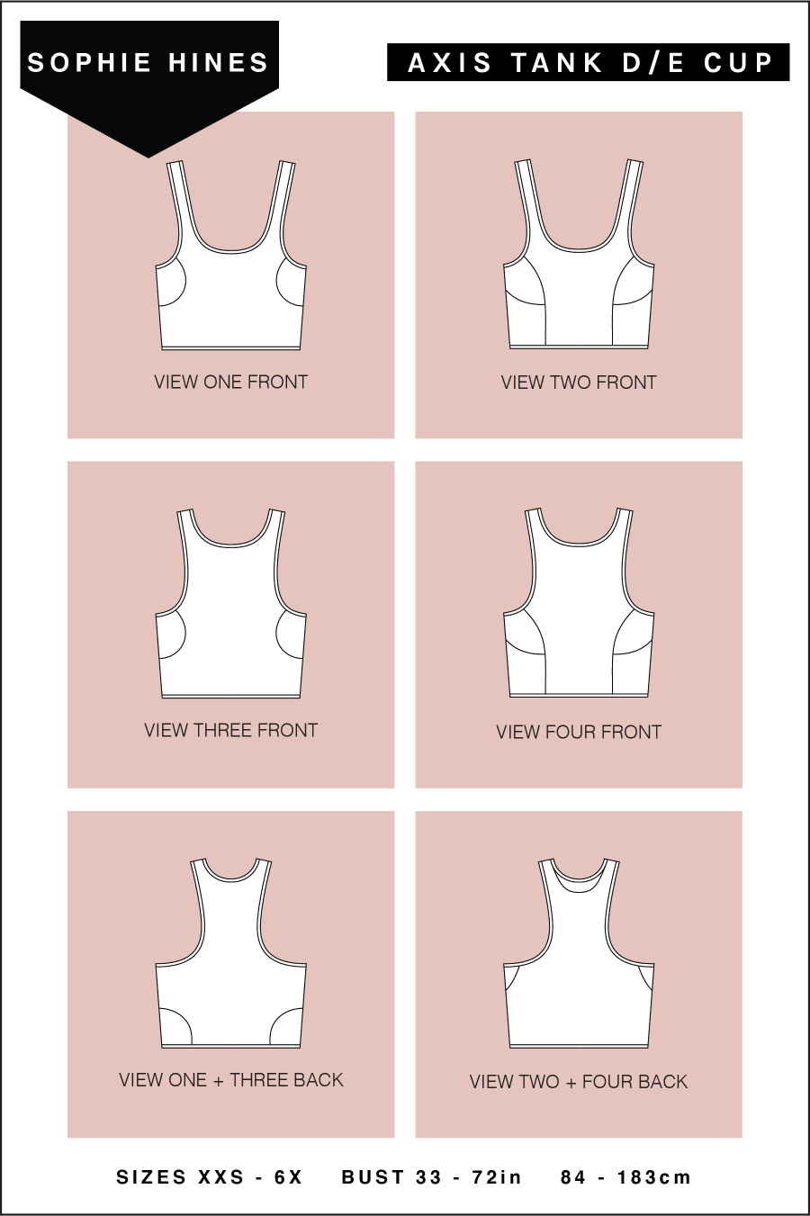 Axis Tank DE Cup Pattern By Sophie Hines