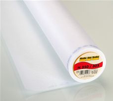 Vlieseline Interfacing Medium Weight Iron On White 90cm X 25m (h250)