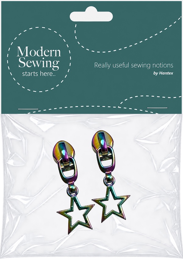 Rainbow Star Heavy Duty #5 Zip Pull Pack Of 2