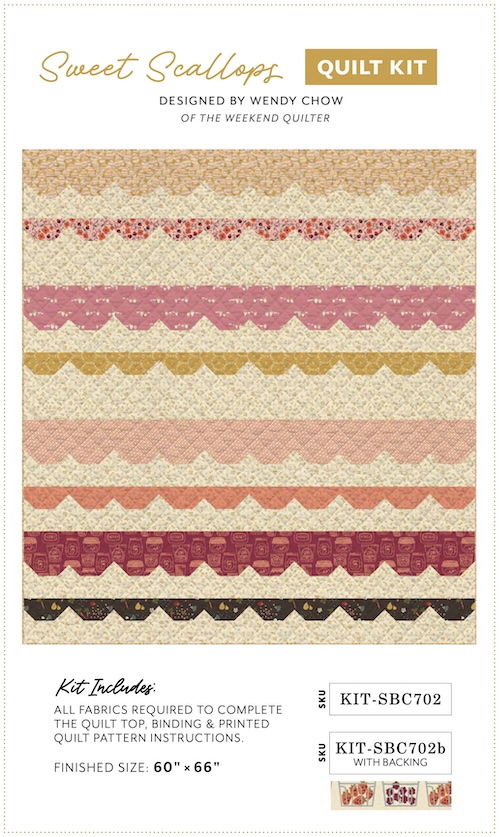 Sweet Scallops Kit by Wendy Chow for AGF (Avail Apr)