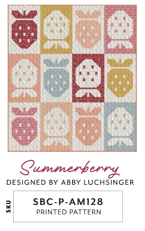 Summerberry Printed Quilt Pattern by Abby Luchsinger for AGF (Avail Apr)