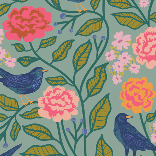 Blackbird Aviary from Starling by Maureen Cracknell for AGF (Avail Sep)
