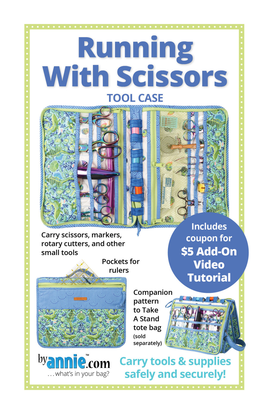 Running With Scissors Tool Case Pattern ByAnnie