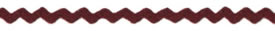 Merlot - Ric Rac - Mini 6mm Wide 33m Reel