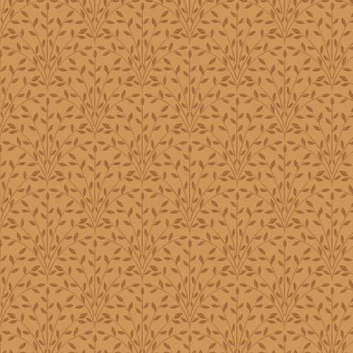 Vine in Mustard from Eventide by Jillian Anderson for Cloud9 Fabrics