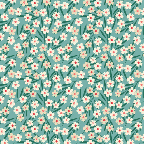 Ditsy Blossoms From Garden Walks By Ann Gardner For Cloud9 Fabrics (Due Dec)