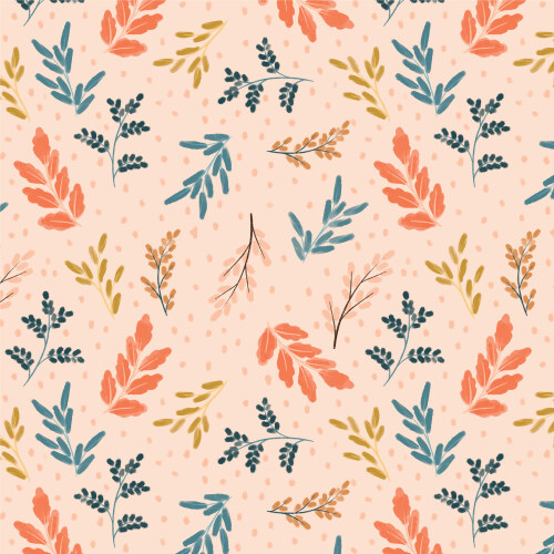 Pastel Branches Pink From Woodland Creatures By Dominika Godette For Cloud9 Fabrics (Due Oct)