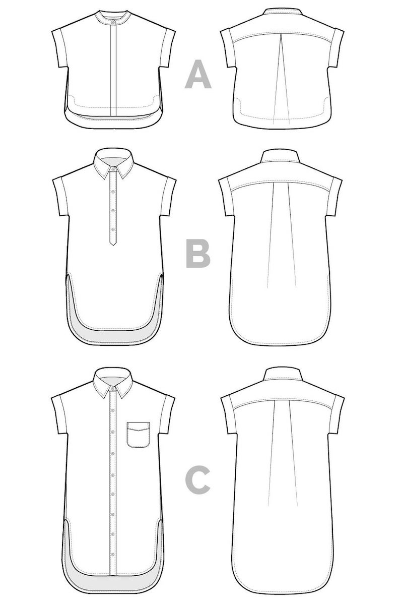 Kalle Shirt & Dress By Closet Core Patterns