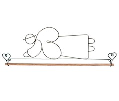 Flying Angel 16in Hanger & Dowel